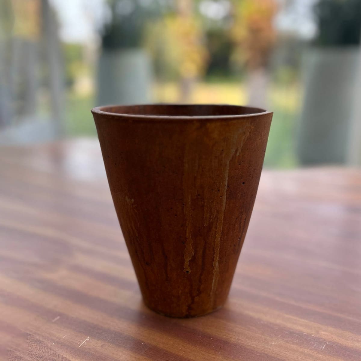 Rustic Medium Vase - Corten - lh-import-vases