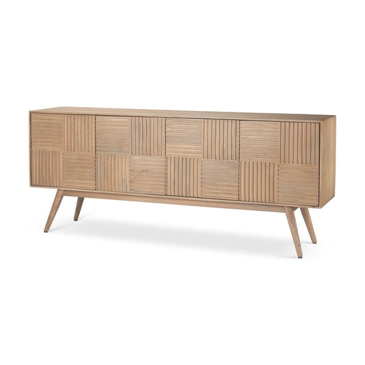 Sable Sideboard Light Brown Wood - sideboards-and-buffets