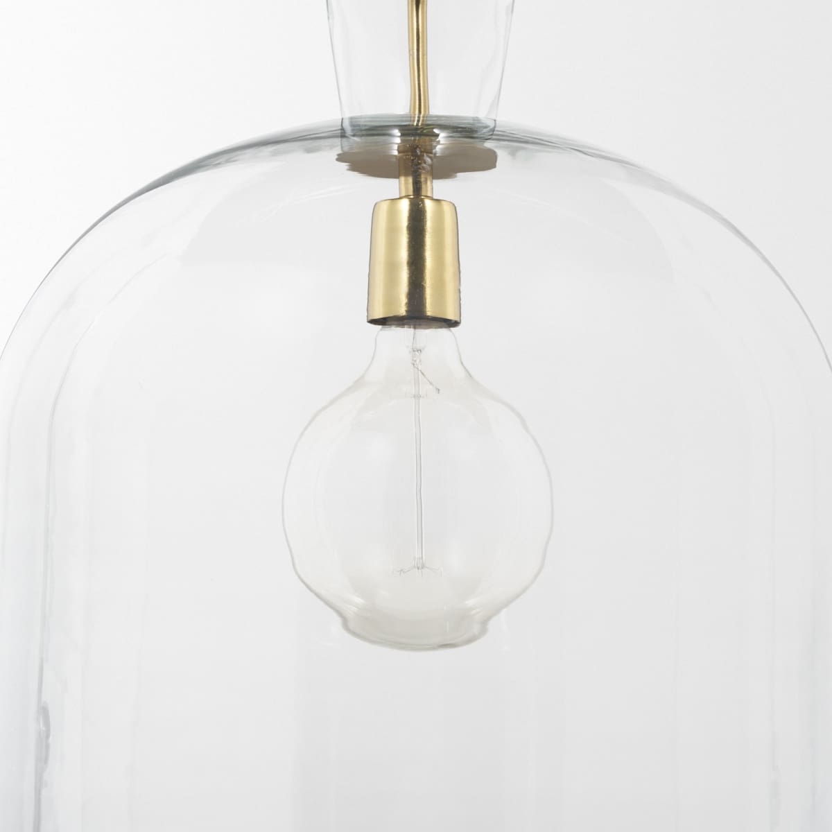 Sadah Pendant Light Glass | Gold Metal | Large - pendant-light