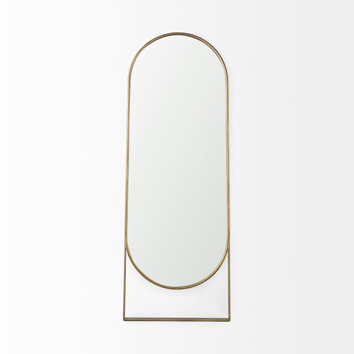 Sadie Floor Mirror Gold Metal | 78H - floor-mirrors