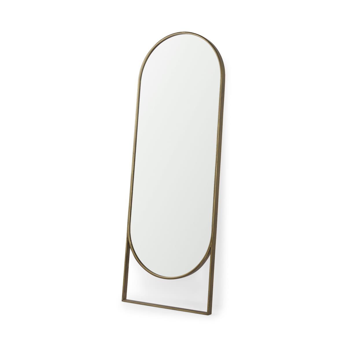 Sadie Floor Mirror Gold Metal | 78H - floor-mirrors