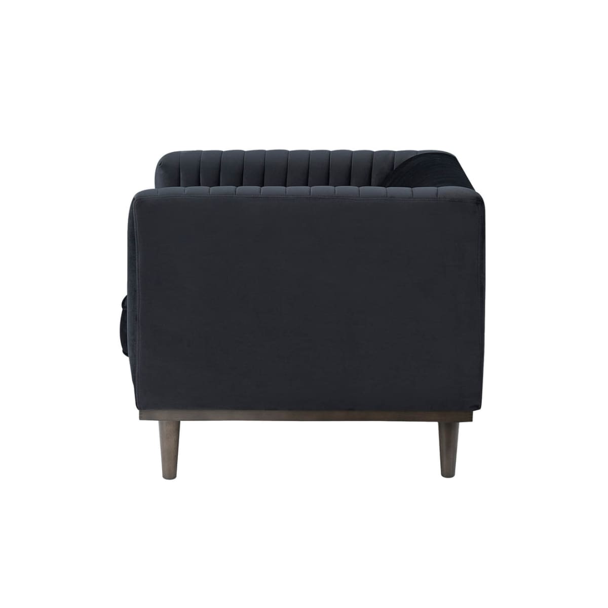 Sage Club Chair - Black Velvet - lh-import-accent-club-chairs