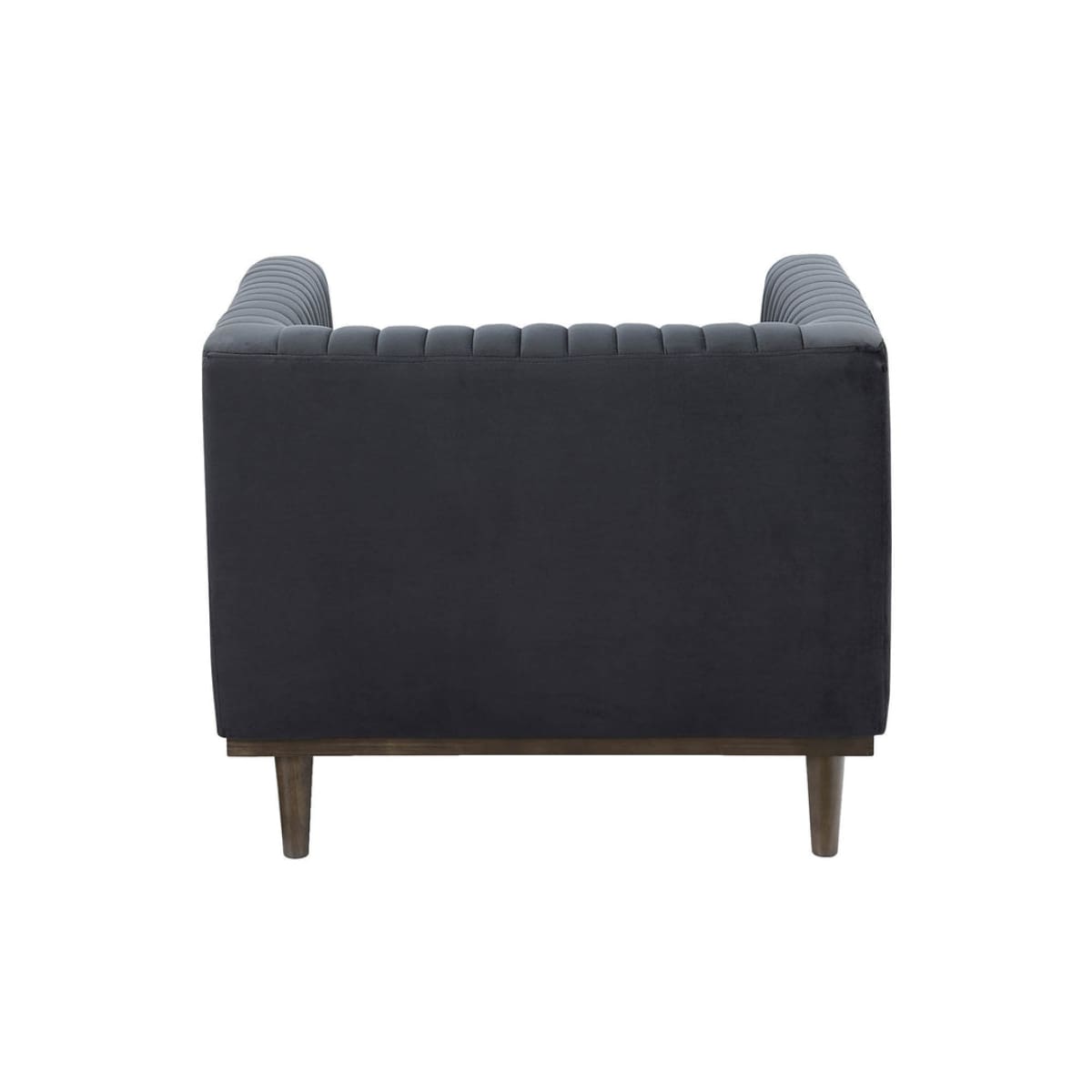 Sage Club Chair - Black Velvet - lh-import-accent-club-chairs