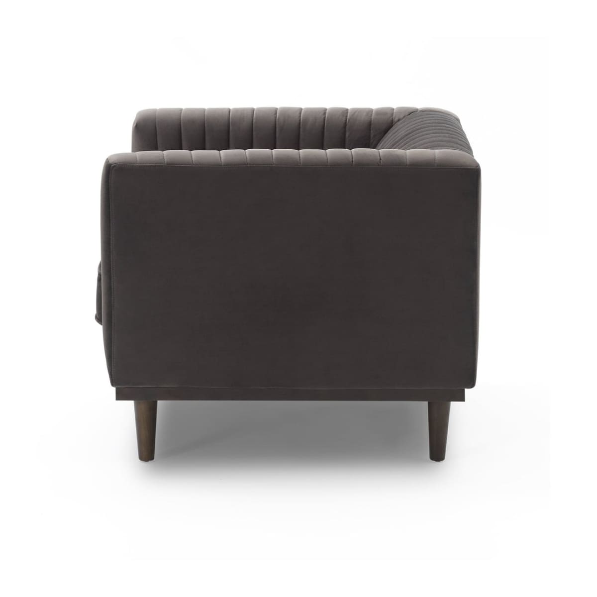 Sage Club Chair - Stone Grey Velvet - lh-import-accent-club-chairs