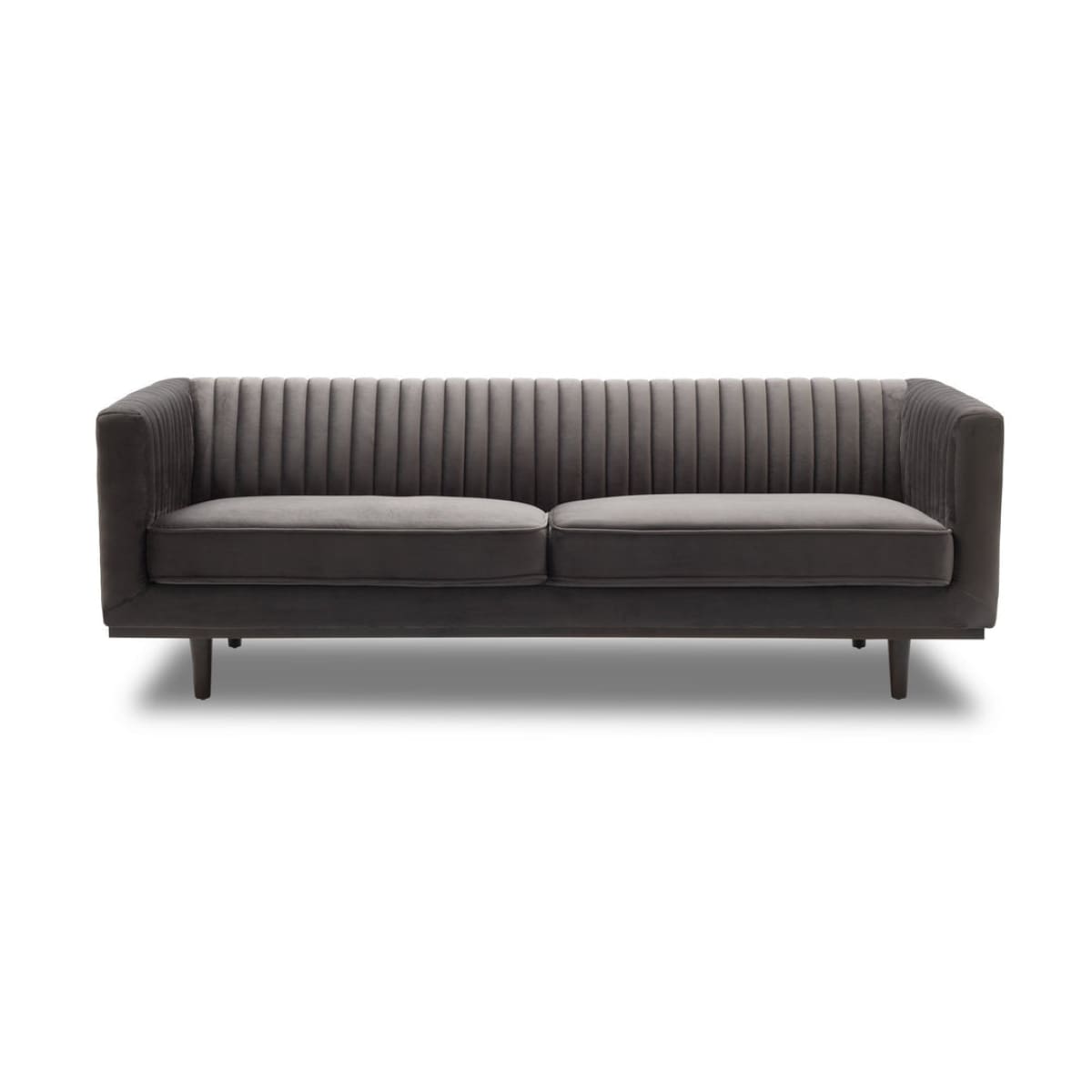Sage Sofa - Stone Grey Velvet - lh-import-sofas