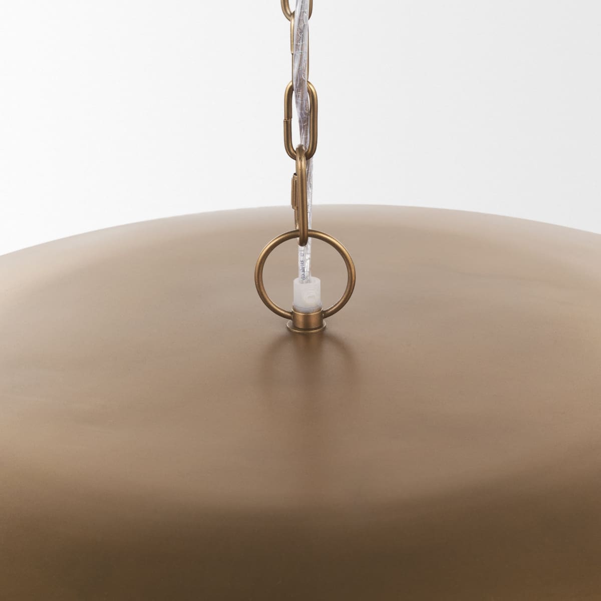 Sanne Pendant Light Gold Metal | Silver Foil | Wide - pendant-light