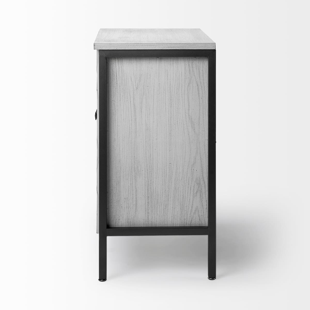 Savannah Gray Accent Cabinet 2 Door White | Gray Metal | 2 Door - acc-chest-cabinets