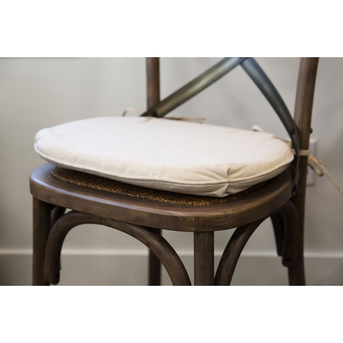 Seat Cushion For Cross Back Chair - Linen - lh-import-stools