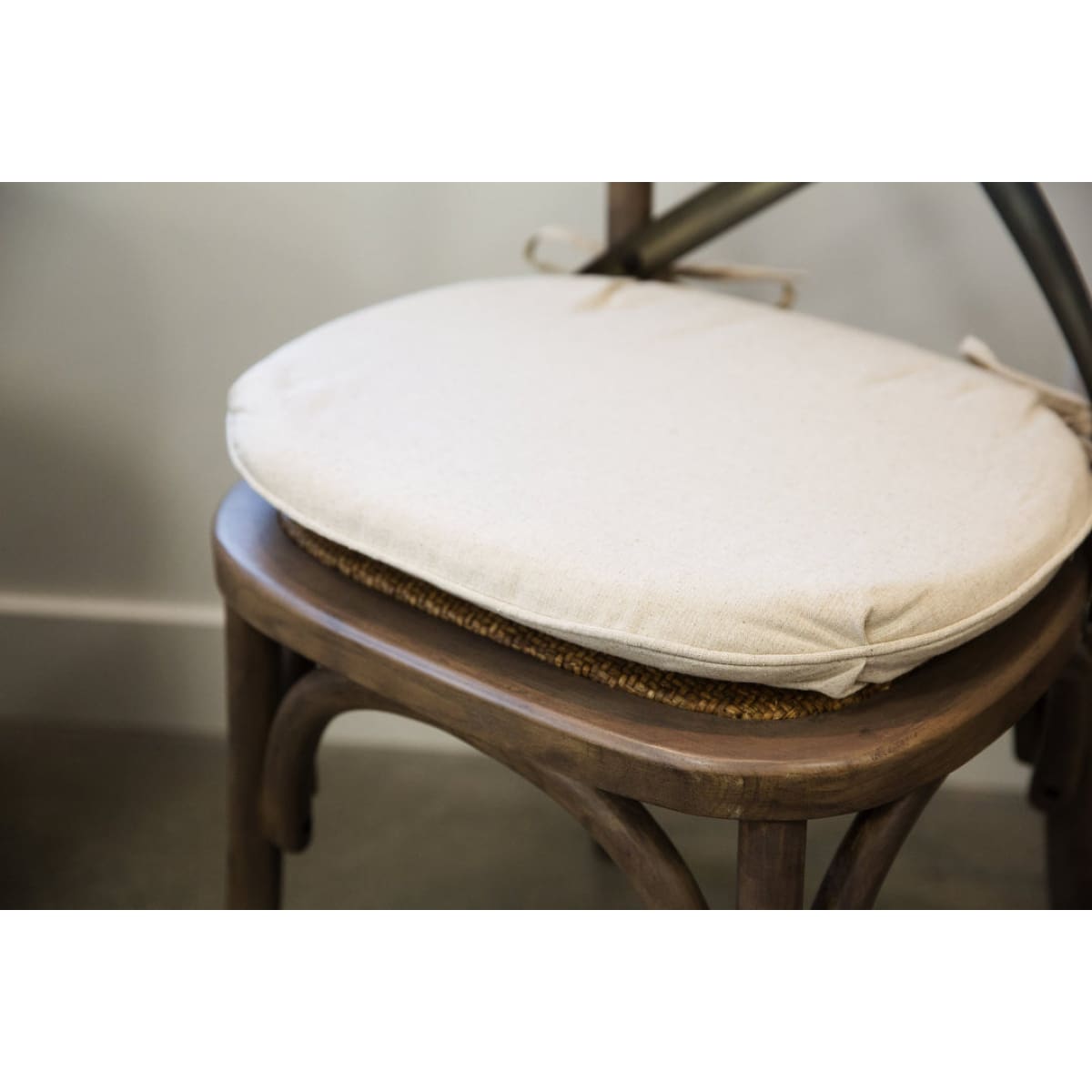 Seat Cushion For Cross Back Chair - Linen - lh-import-stools