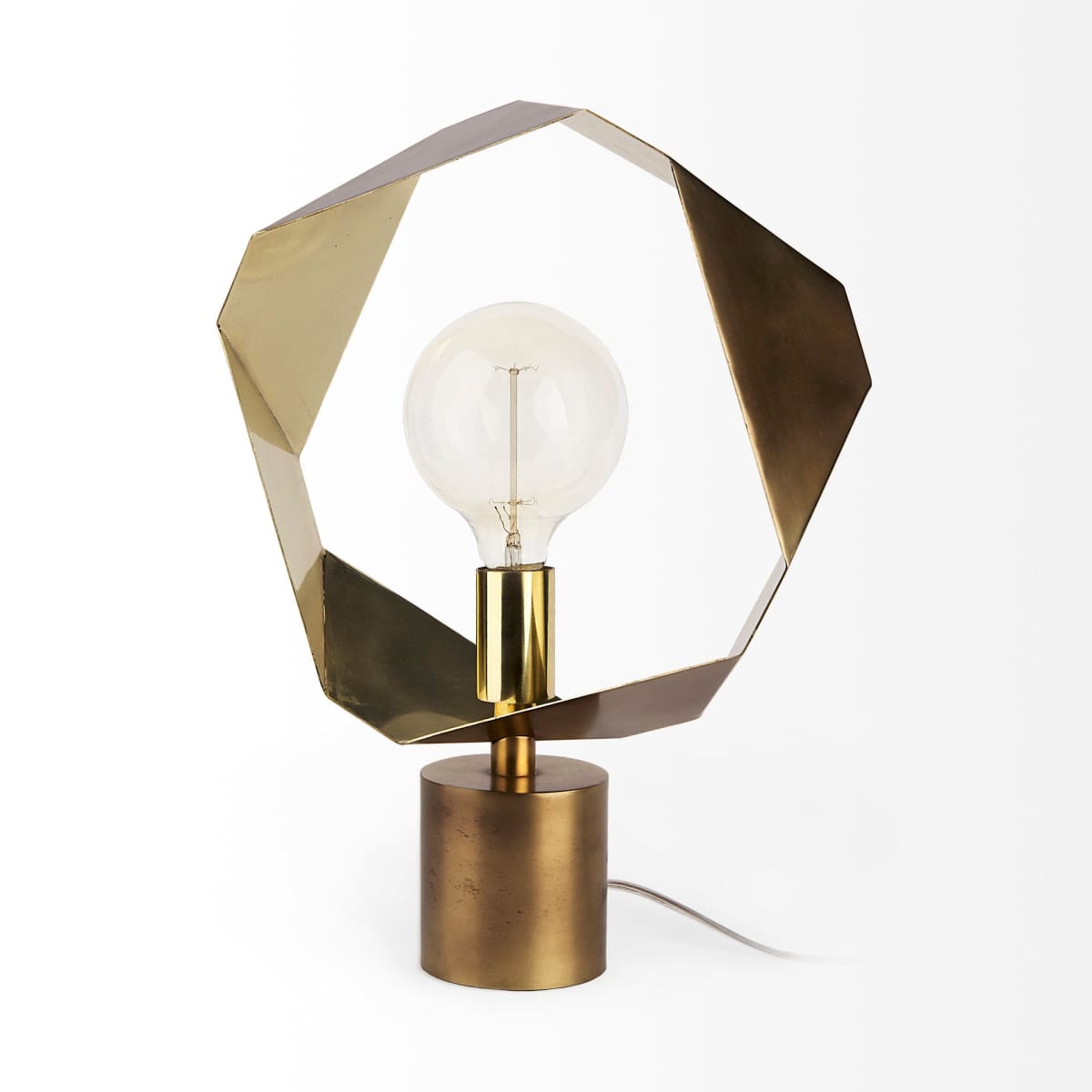 Shamir Table Lamp Gold Metal - table-lamps