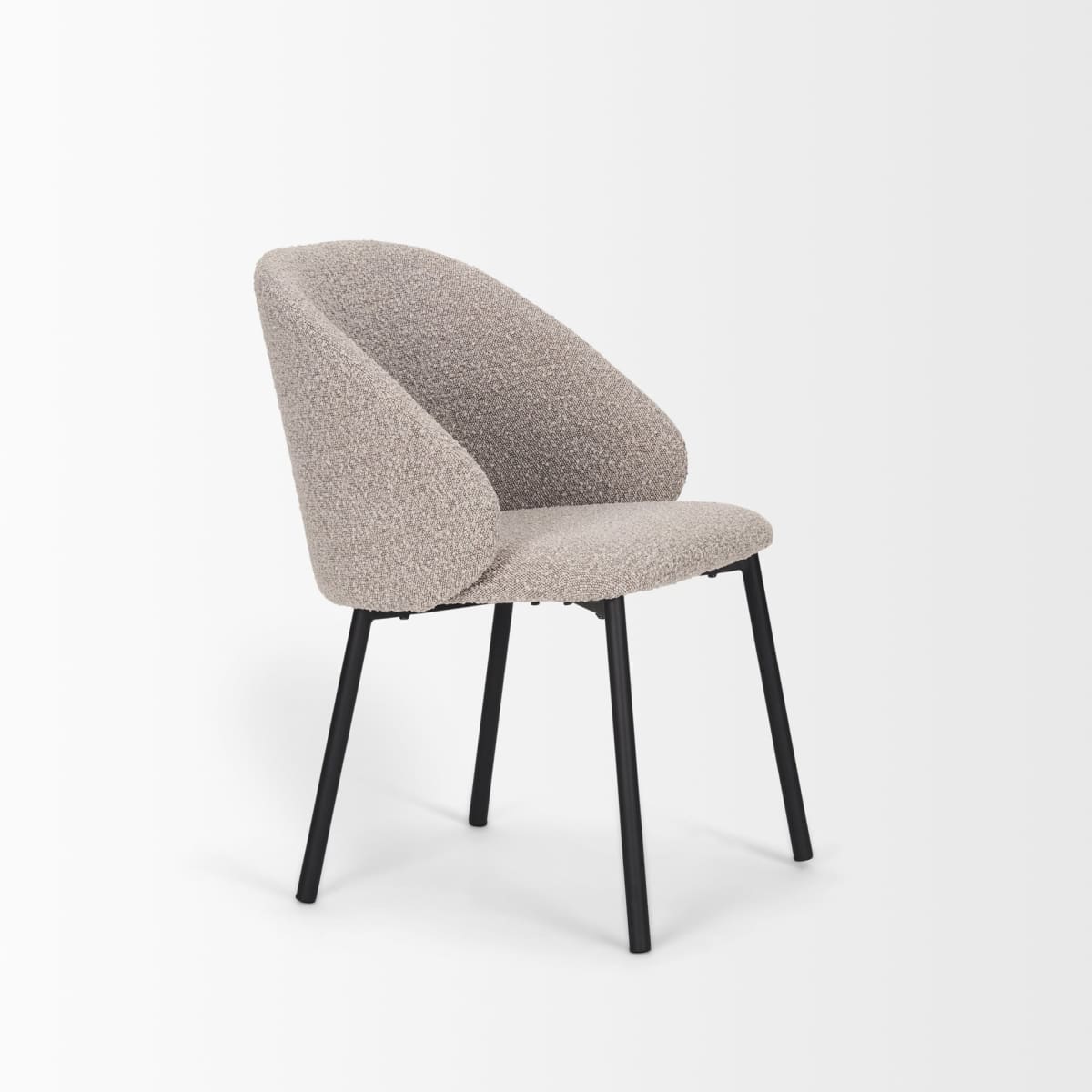 Shannon Dining Chair Taupe Boucle - dining-chairs