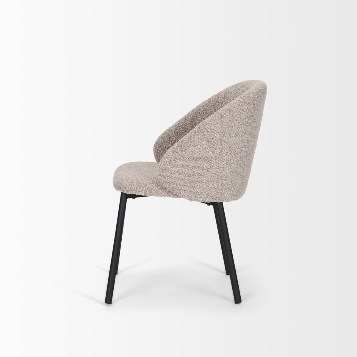 Shannon Dining Chair Taupe Boucle - dining-chairs