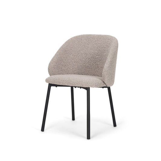 Shannon Dining Chair Taupe Boucle - dining-chairs