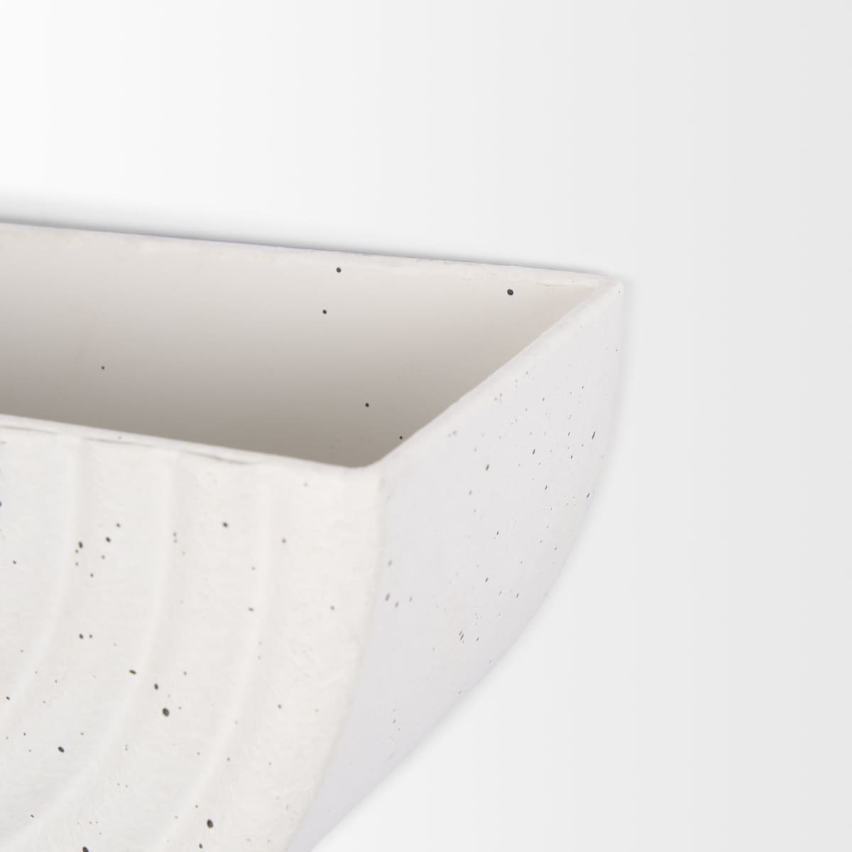 Shilo Wall Planter White Metal - wall-furniture