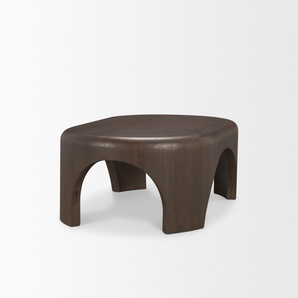 Shima Oval Coffee Table Dark Brown | Wood | Oval - coffee-tables