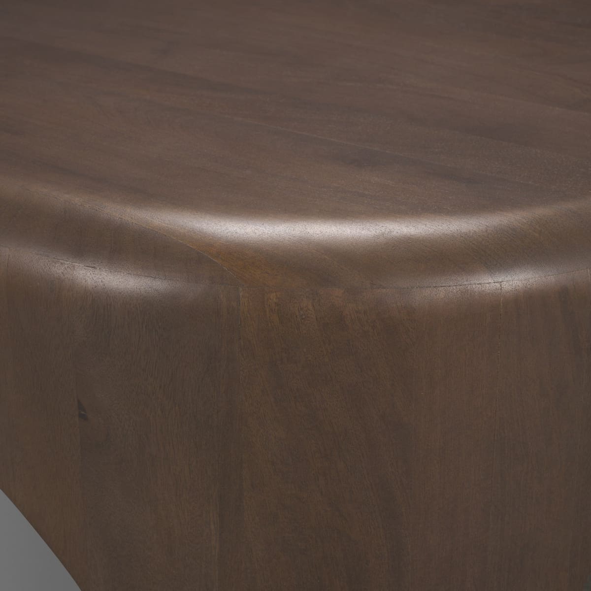 Shima Oval Coffee Table Dark Brown | Wood | Oval - coffee-tables