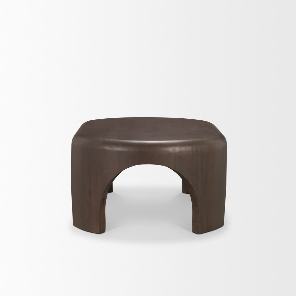 Shima Oval Coffee Table Dark Brown | Wood | Oval - coffee-tables