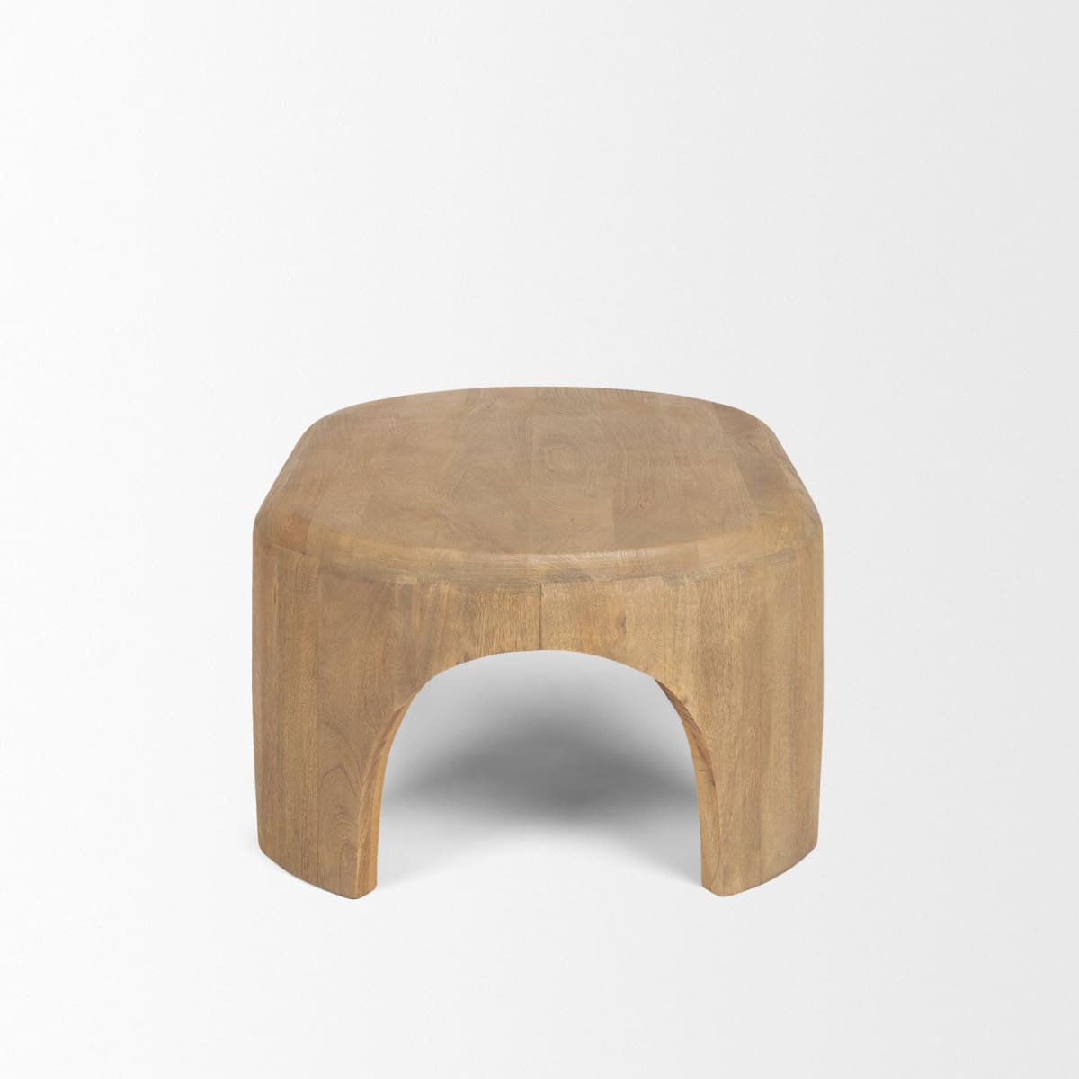 Shima Oval Coffee Table Light Brown | Wood | Oval - coffee-tables