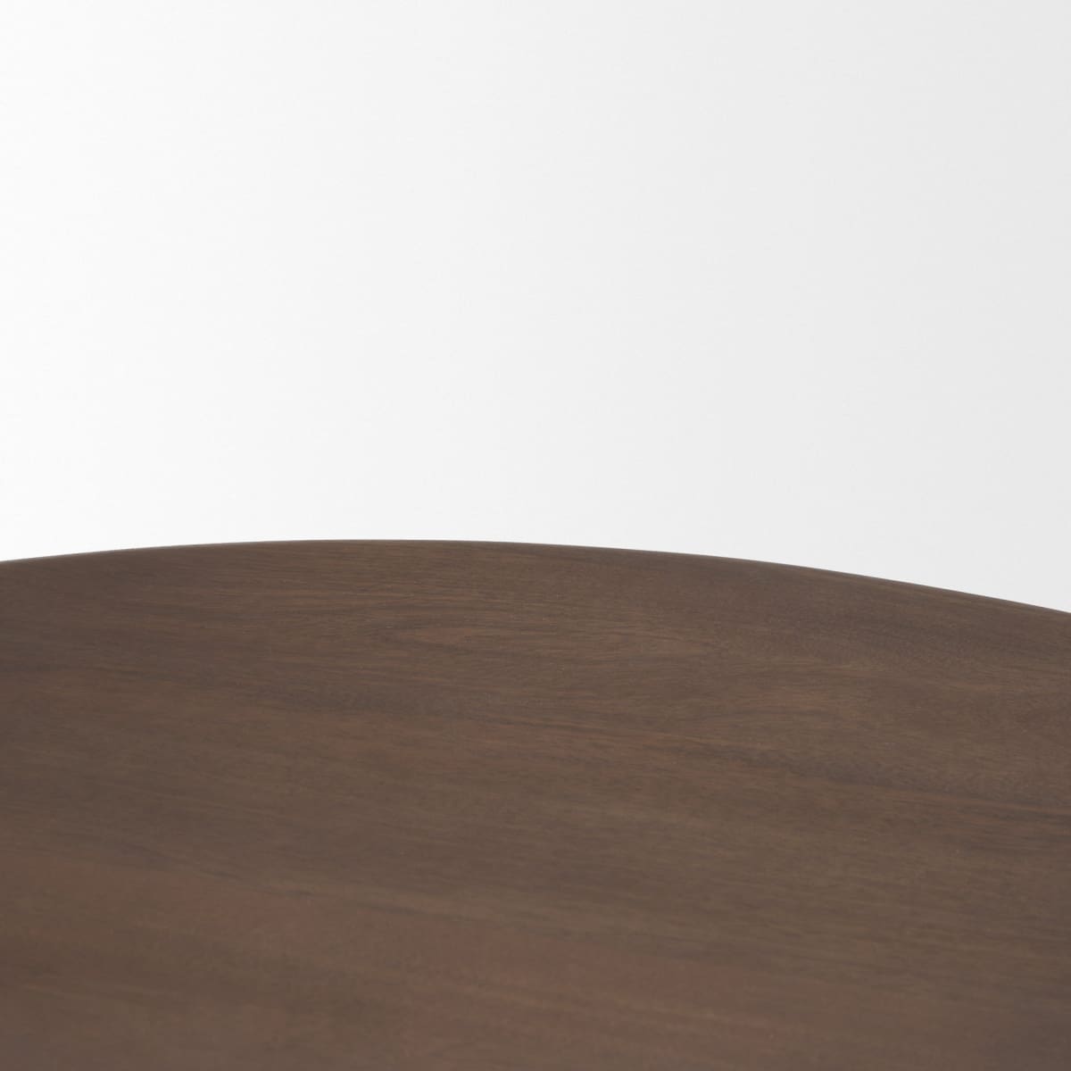 Shima Round Coffee Table Dark Brown Wood - coffee-tables