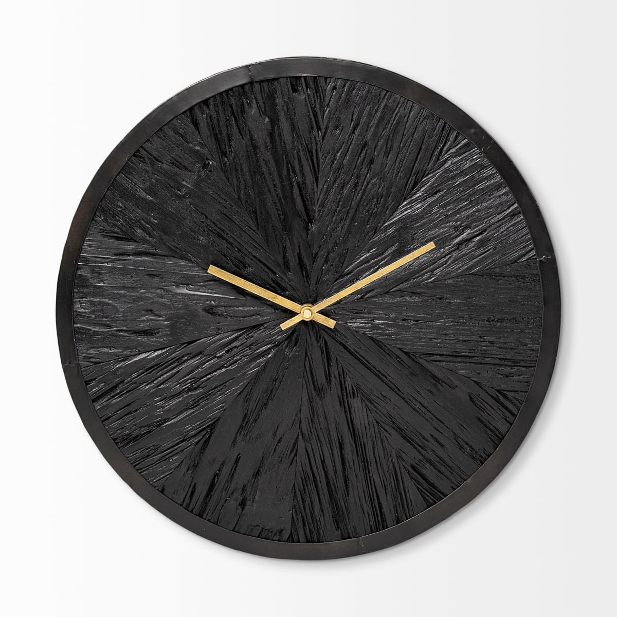 Silo Wall Clock Black Wood | 17 - wall-clocks