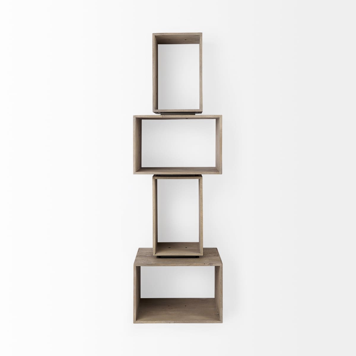 Simul Shelving Unit Light Brown Wood - shelving