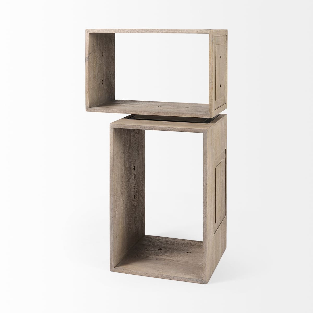 Simul Shelving Unit Light Brown Wood - shelving