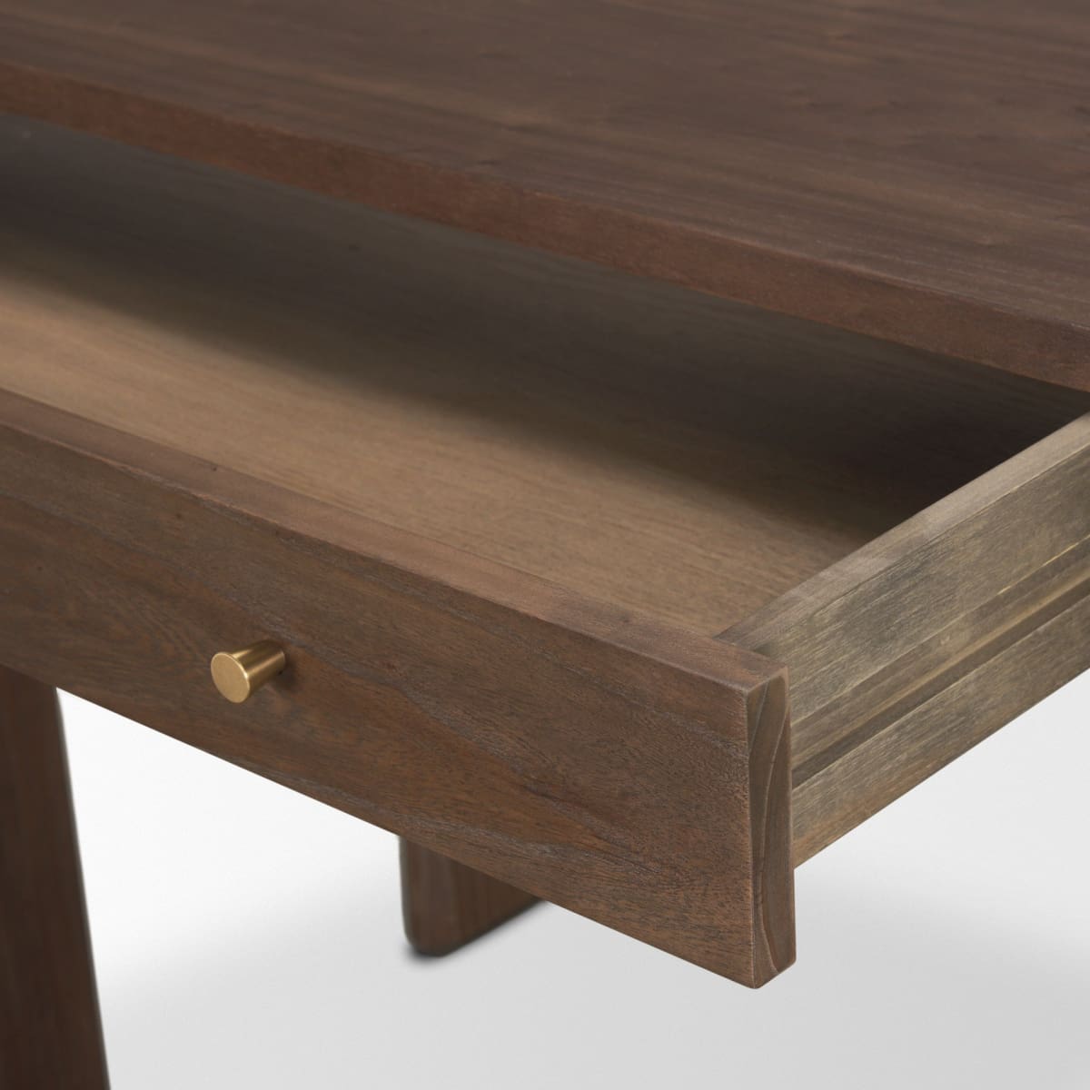 Sohan Desk Dark Brown | Wood - office