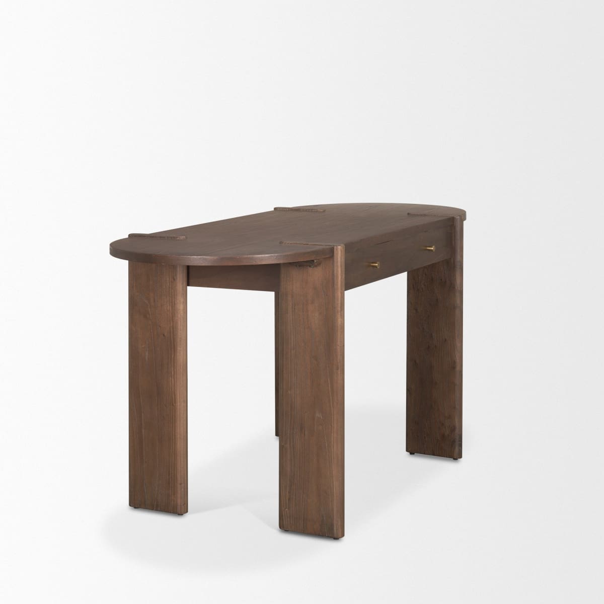 Sohan Desk Dark Brown | Wood - office