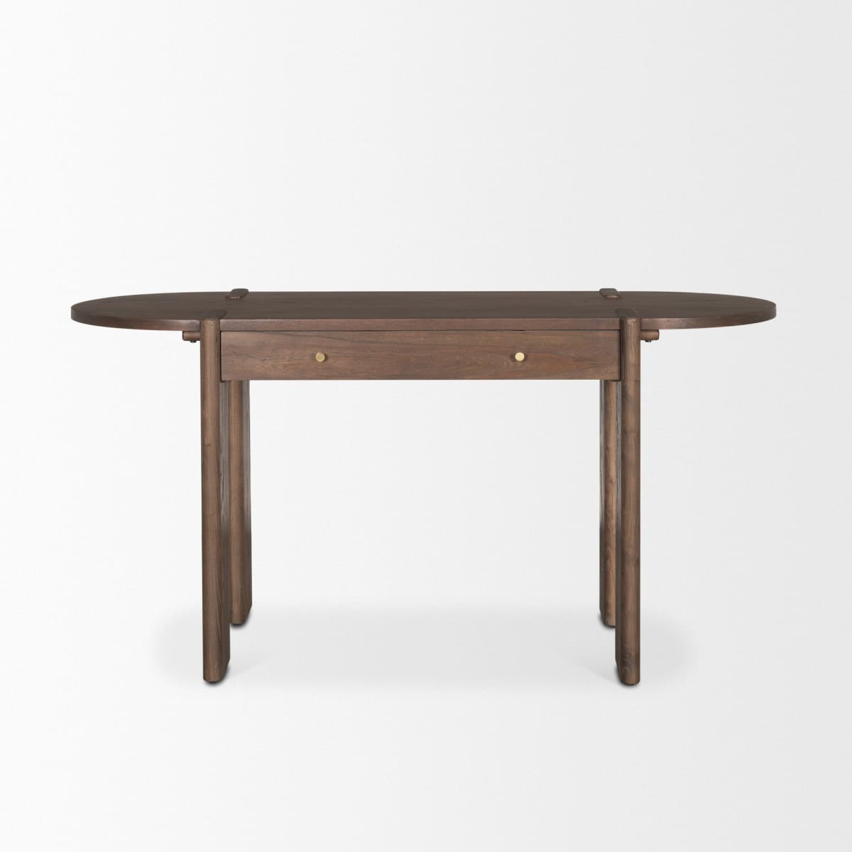 Sohan Desk Dark Brown | Wood - office