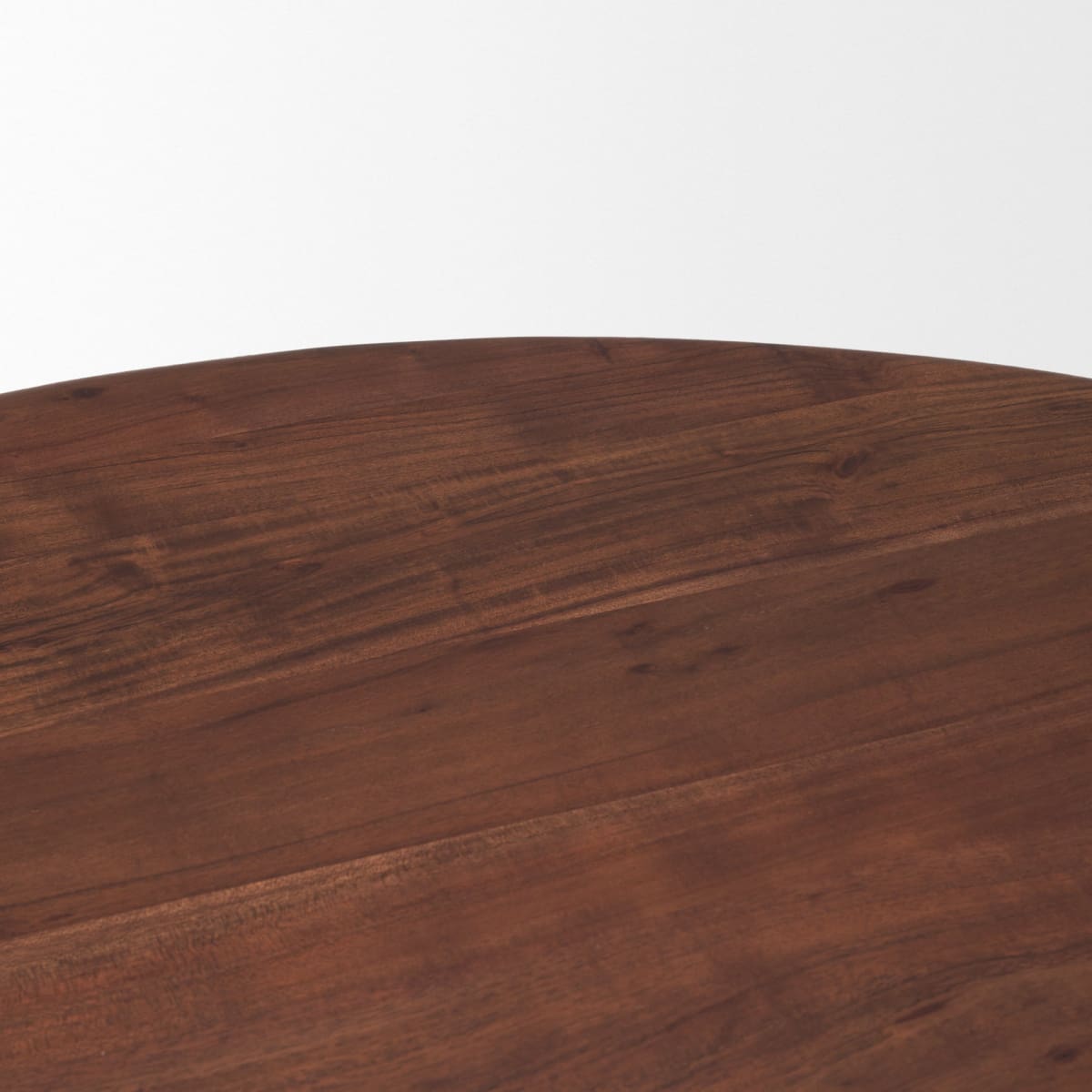 Soma Dining Table Red Brown Wood - dining-table