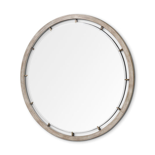 Sonance Wall Mirror Brown Wood | 54’’ - wall-mirrors-grouped