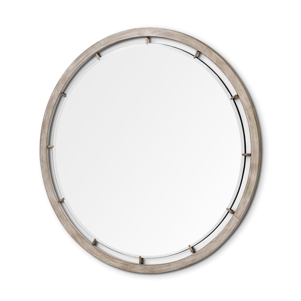 Sonance Wall Mirror Brown Wood | 54’’ - wall-mirrors-grouped