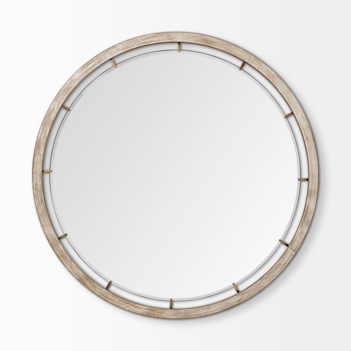 Sonance Wall Mirror Brown Wood | 54’’ - wall-mirrors-grouped