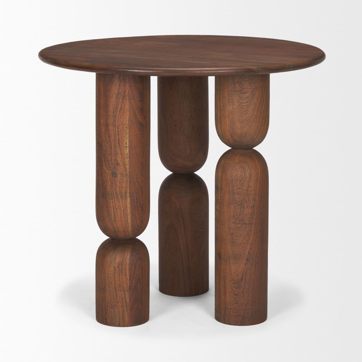 Sonel Foyer Table Medium Dark Brown | Wood - accent-tables