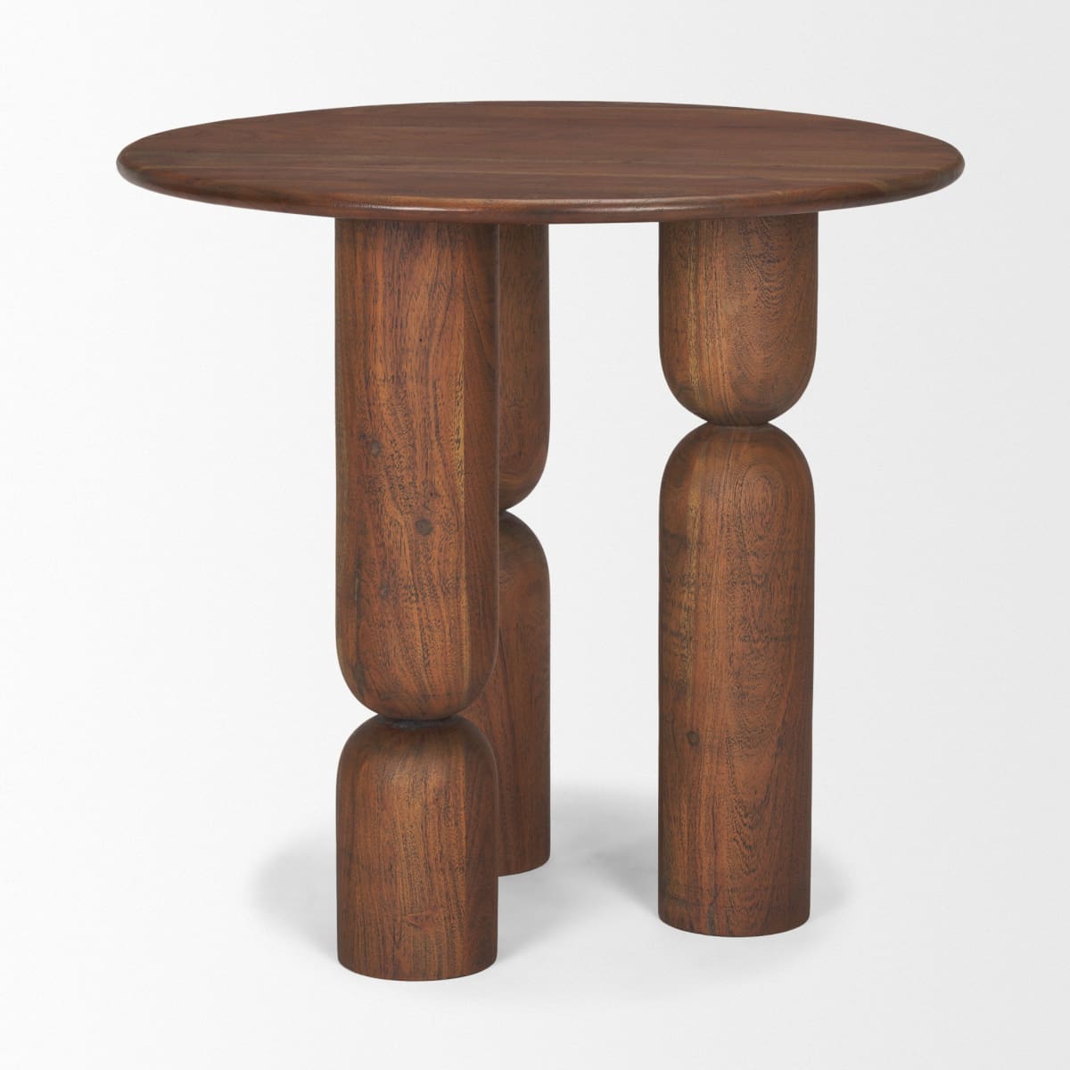 Sonel Foyer Table Medium Dark Brown | Wood - accent-tables