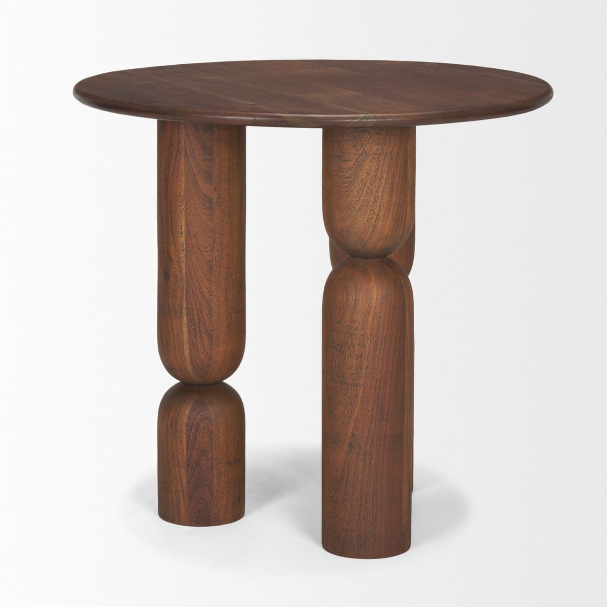 Sonel Foyer Table Medium Dark Brown | Wood - accent-tables