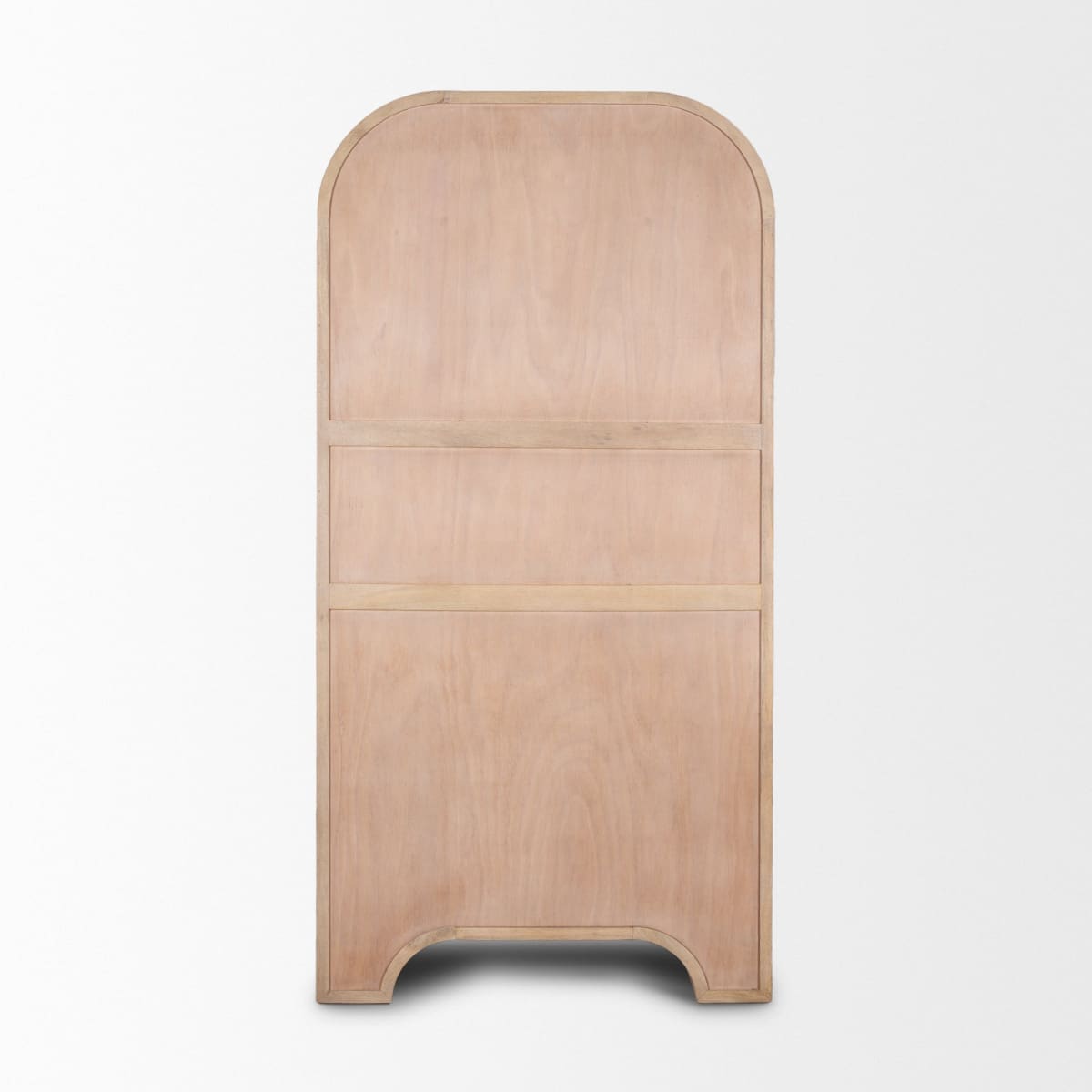 Sorina Curio Cabinet Light Brown Wood - cabinets