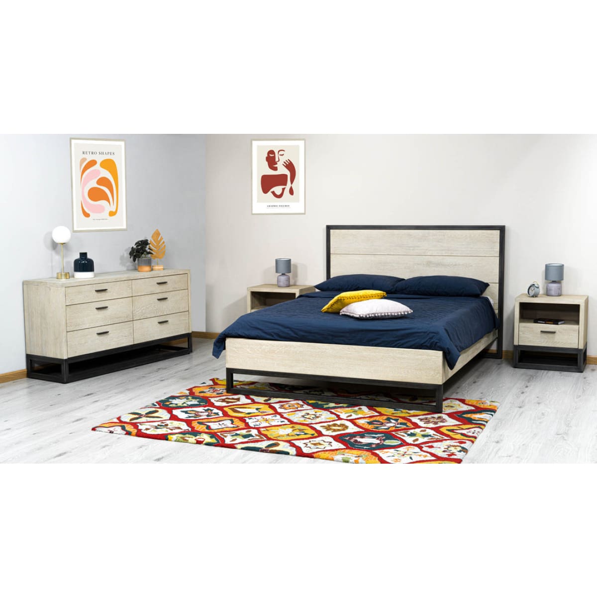 Starlight 6 Drawer Dresser - lh-import-dressers