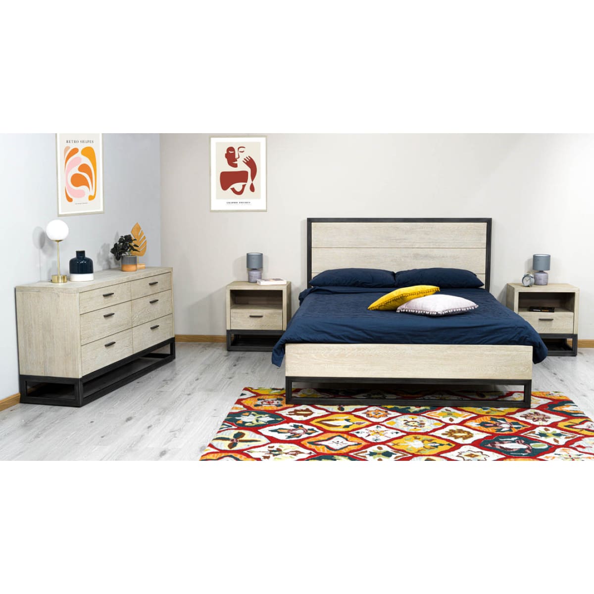 Starlight 6 Drawer Dresser - lh-import-dressers