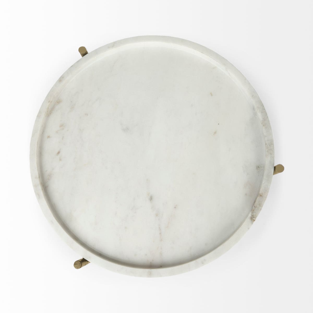 Stella Accent Table White Marble | Gold Metal - accent-tables