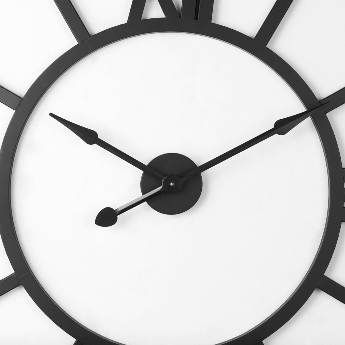 Stoke Wall Clock Black Metal | 30’’ - wall-clocks