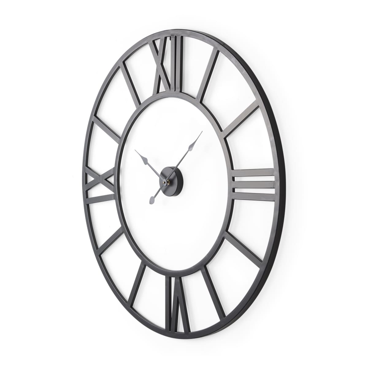 Stoke Wall Clock Black Metal | 42 - wall-clocks