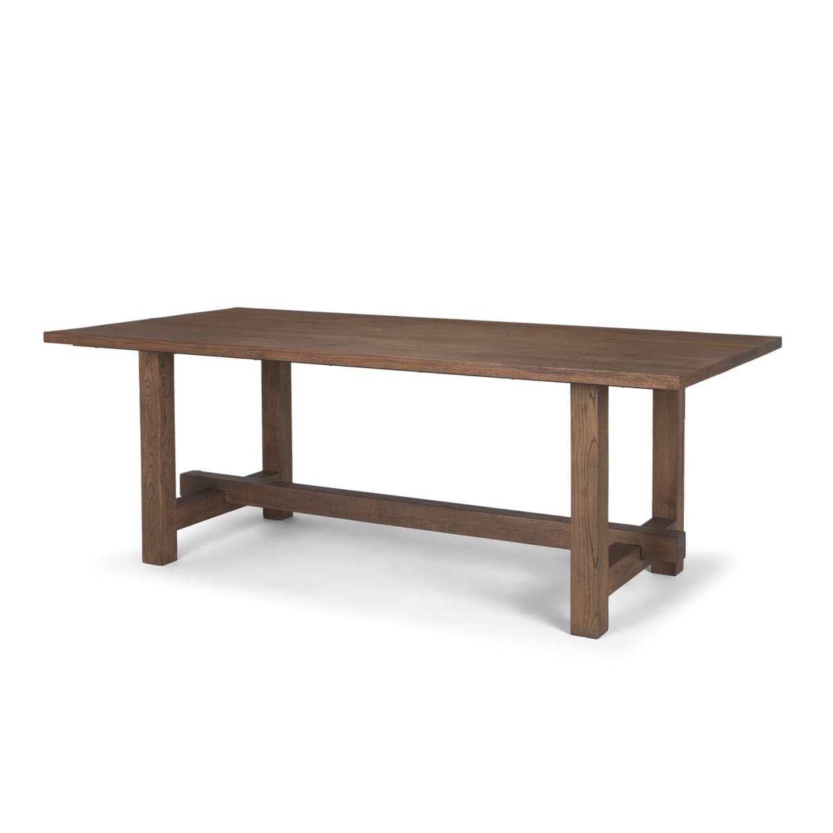 Suke Dining Table Medium Brown Wood | 84’’ - dining-table