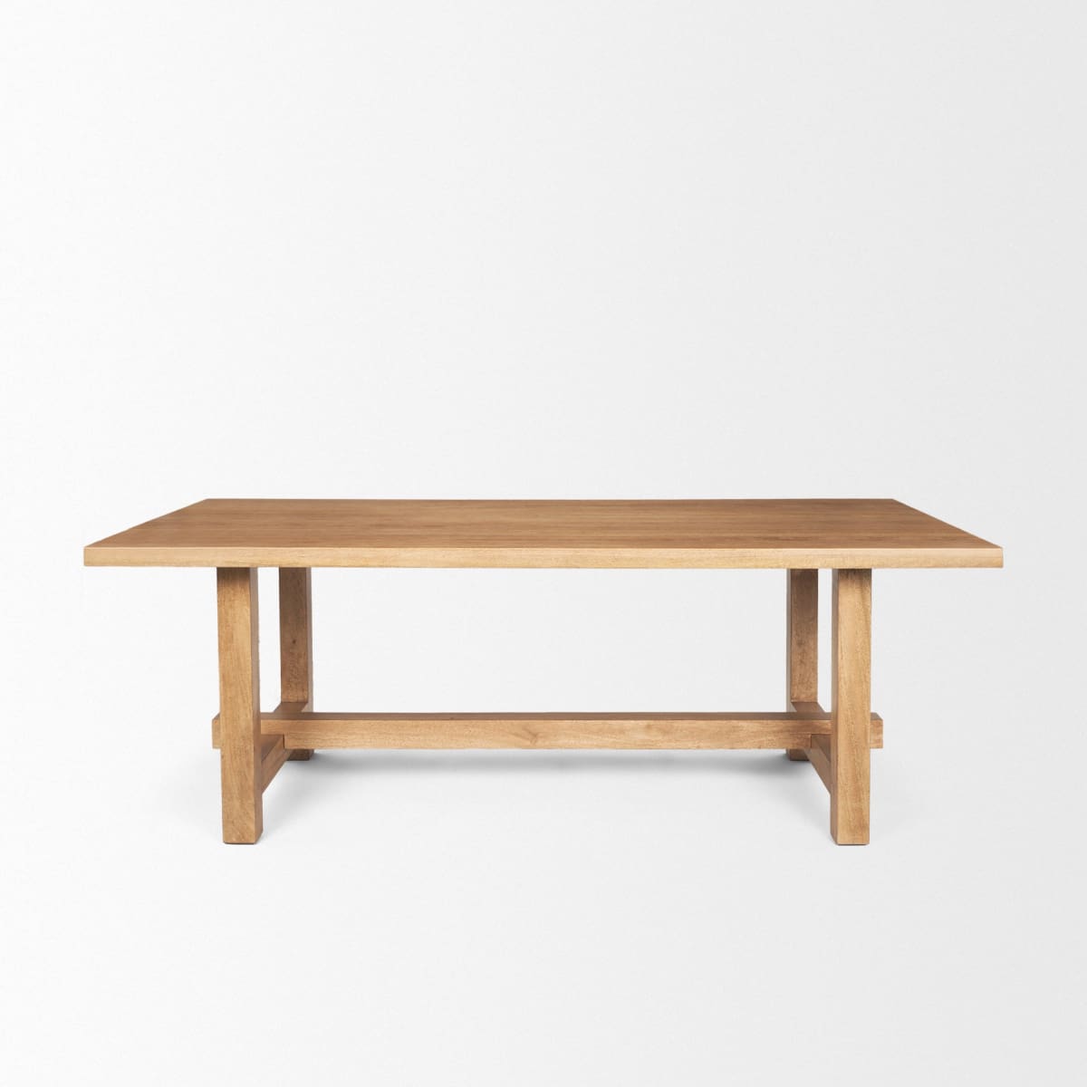 Suke Dining Table Natural Wood | 84’’ - dining-table