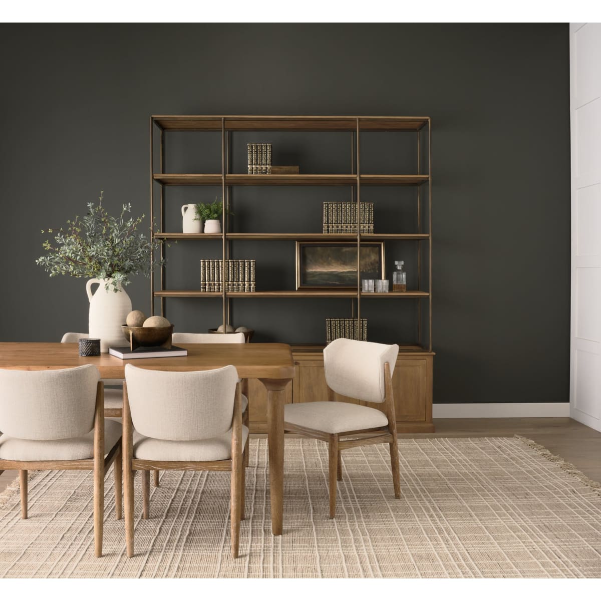 Suvan Dining Table Light Brown Wood | 84’’ - dining-table