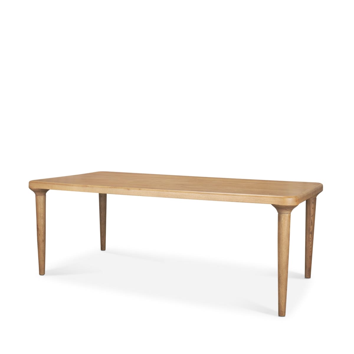 Suvan Dining Table Light Brown Wood | 84’’ - dining-table