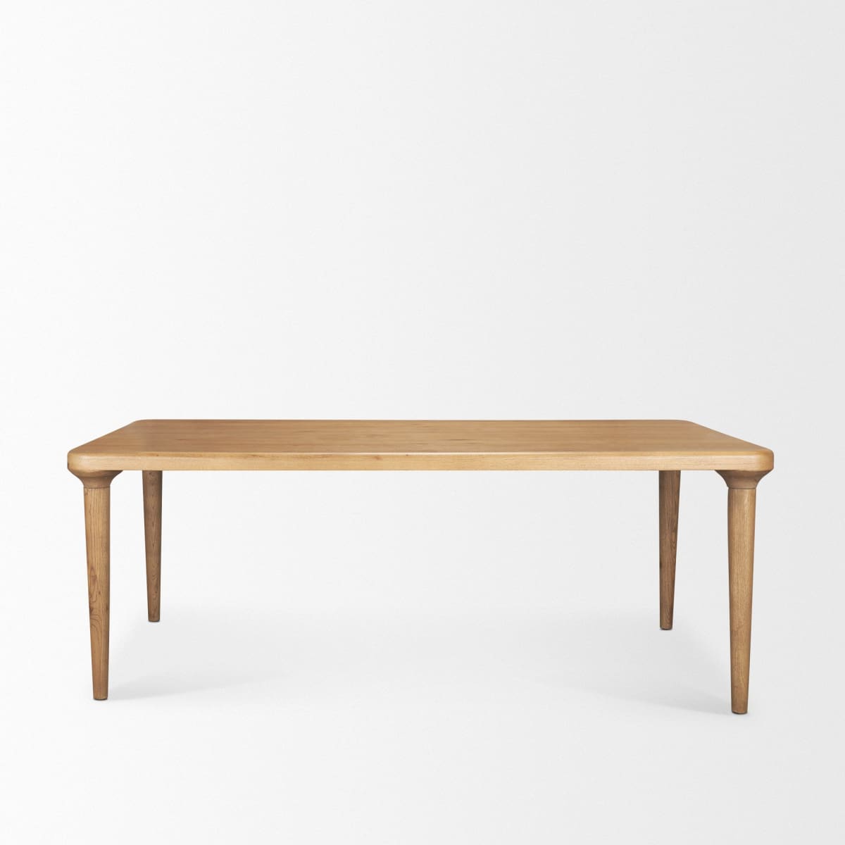 Suvan Dining Table Light Brown Wood | 84’’ - dining-table