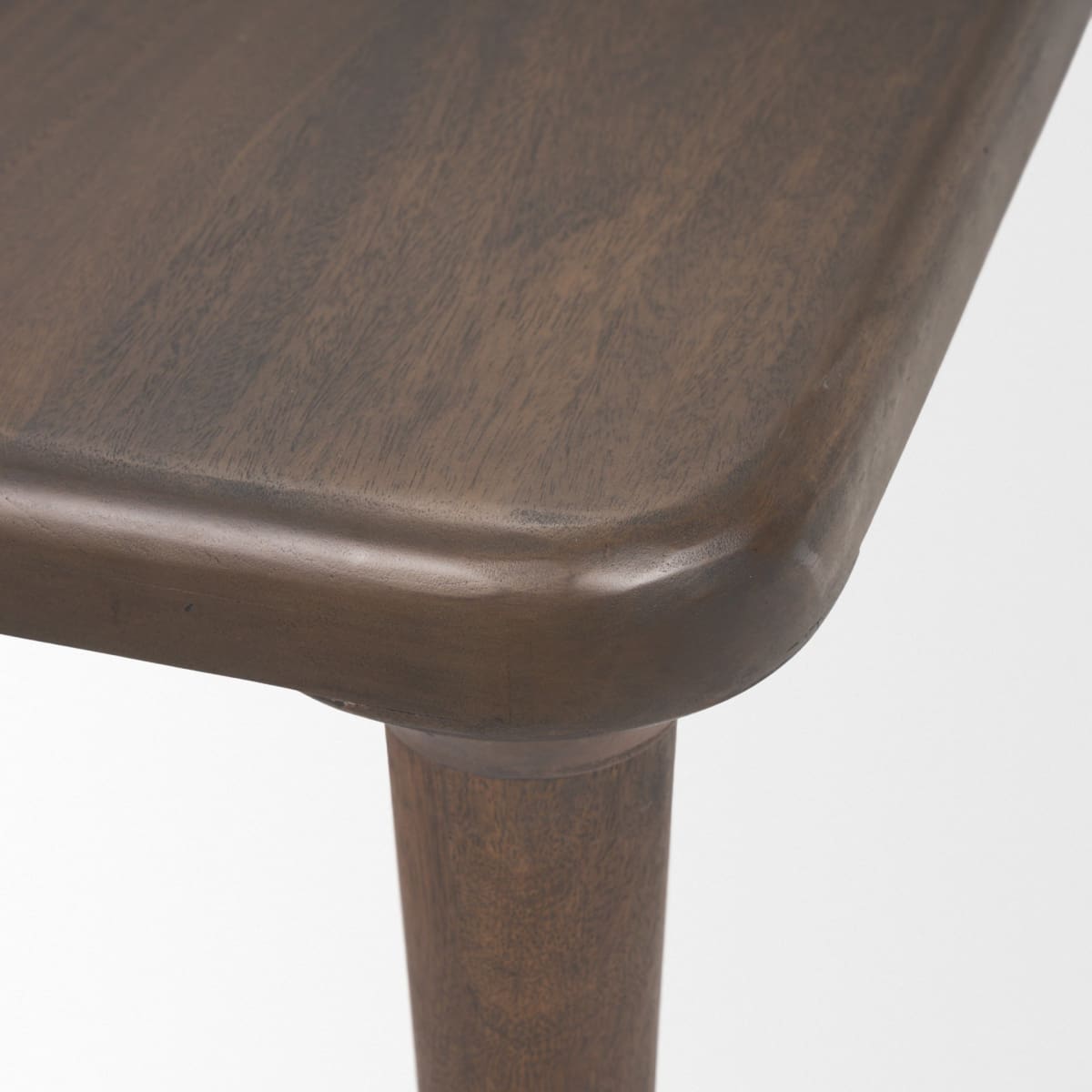 Suvan Dining Table Medium-Dark Brown Wood | 72’’ - dining-table