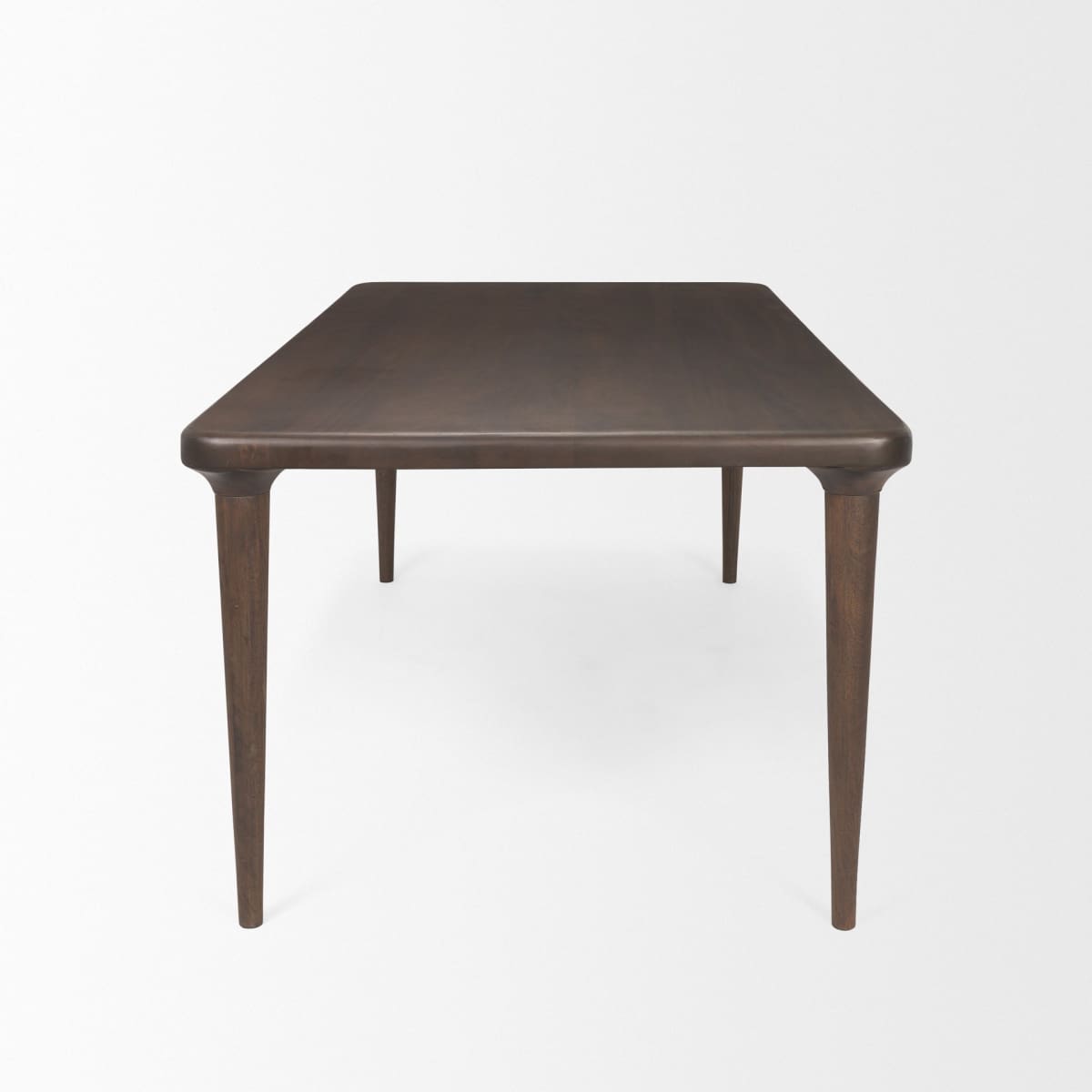 Suvan Dining Table Medium-Dark Brown Wood | 72’’ - dining-table