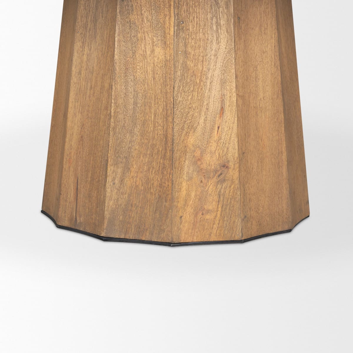 Swanson Round Dining Table Light Brown Wood - dining-table